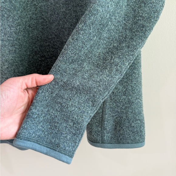 Patagonia Dark Teal Women’s Better Sweater 1/4 Zip Knitted Pullover - Small - Picture 10 of 14